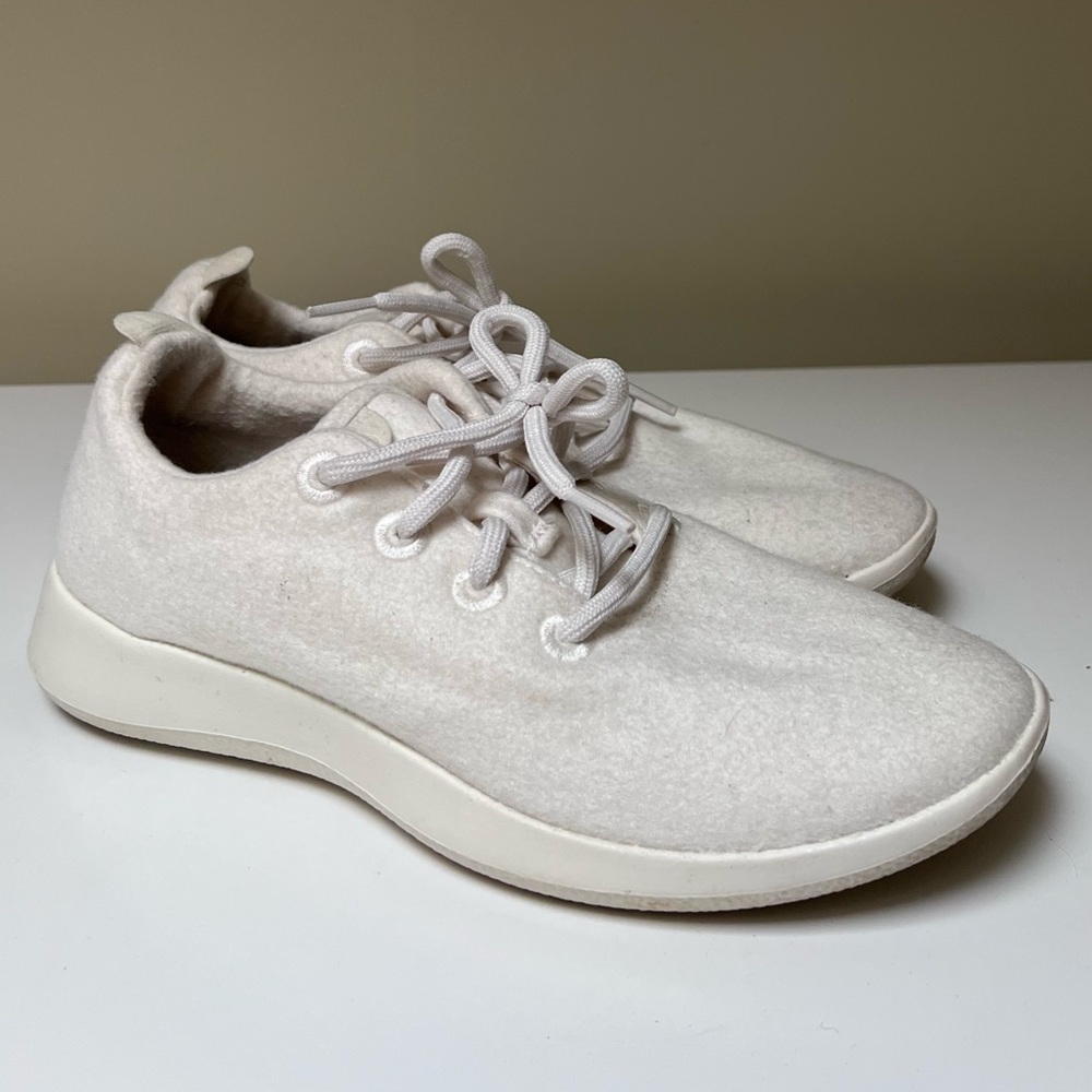 Allbirds Off-White Wool Runner‎ Sneakers Size 9